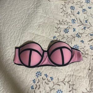 Strapless Triangl Style Bikini Top